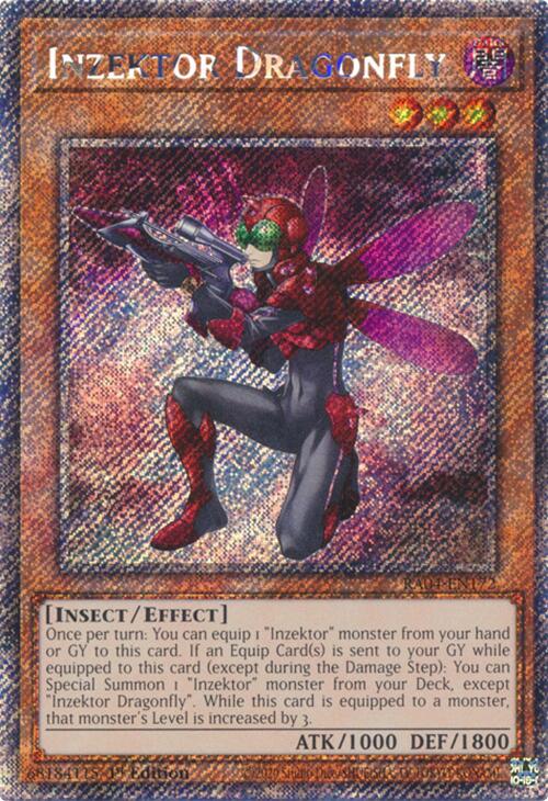 Inzektor Dragonfly [RA04-EN172] Platinum Secret Rare | Gam3 Escape