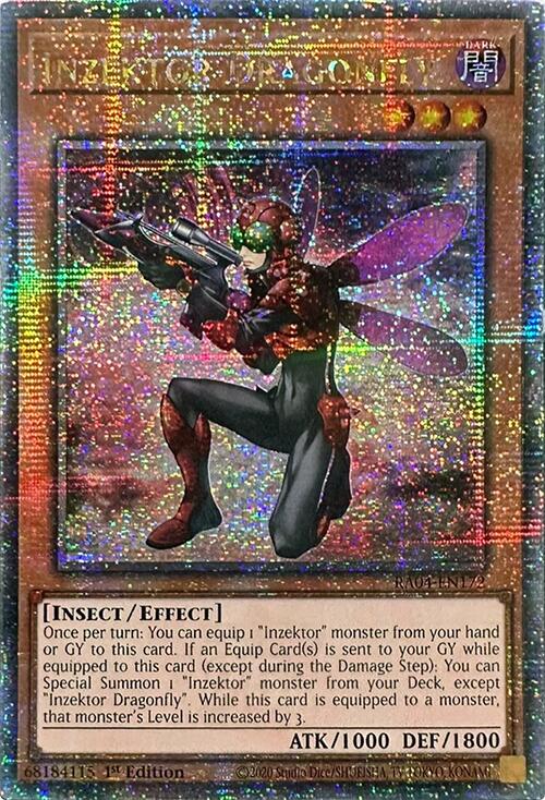 Inzektor Dragonfly [RA04-EN172] Quarter Century Secret Rare | Gam3 Escape