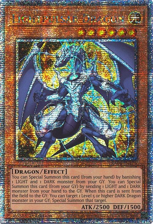 Lightpulsar Dragon [RA04-EN176] Quarter Century Secret Rare | Gam3 Escape
