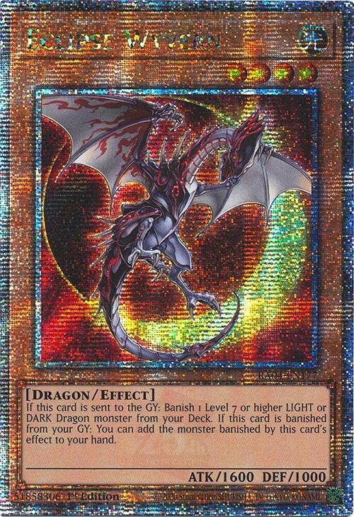 Eclipse Wyvern [RA04-EN177] Quarter Century Secret Rare | Gam3 Escape