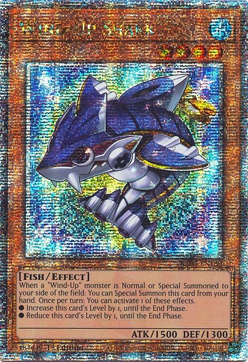 Wind-Up Shark [RA04-EN180] Quarter Century Secret Rare | Gam3 Escape