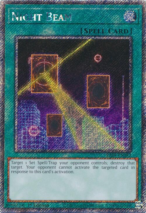 Night Beam [RA04-EN182] Platinum Secret Rare | Gam3 Escape