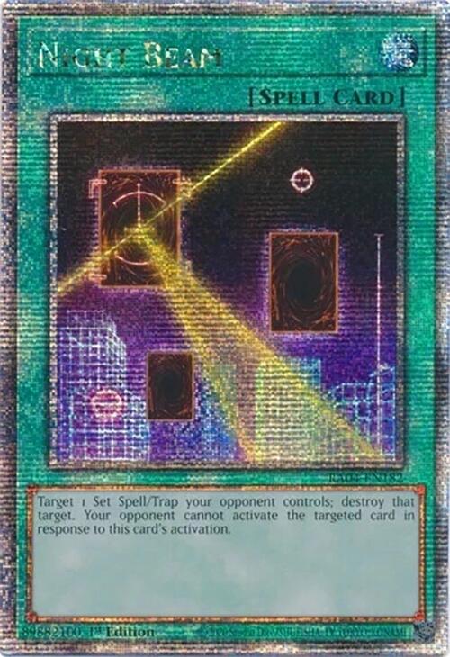 Night Beam [RA04-EN182] Quarter Century Secret Rare | Gam3 Escape