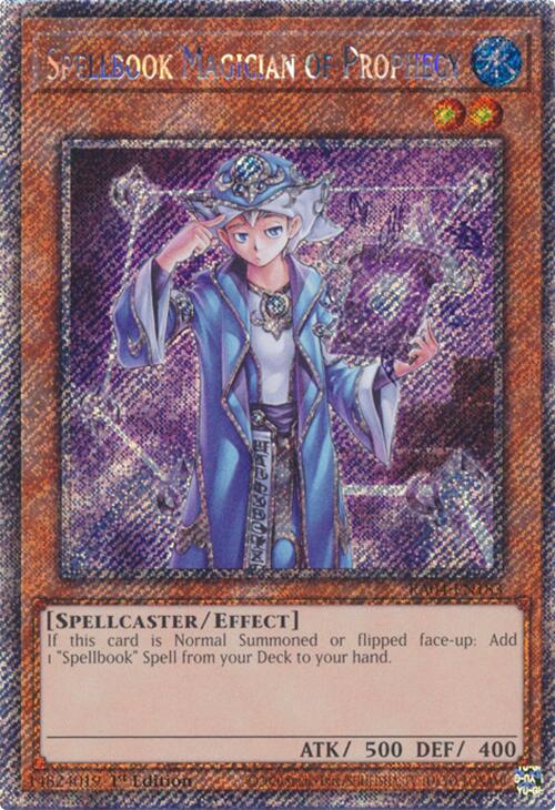 Spellbook Magician of Prophecy [RA04-EN183] Platinum Secret Rare | Gam3 Escape