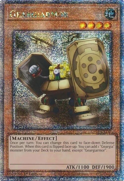 Geargiarmor [RA04-EN187] Quarter Century Secret Rare | Gam3 Escape