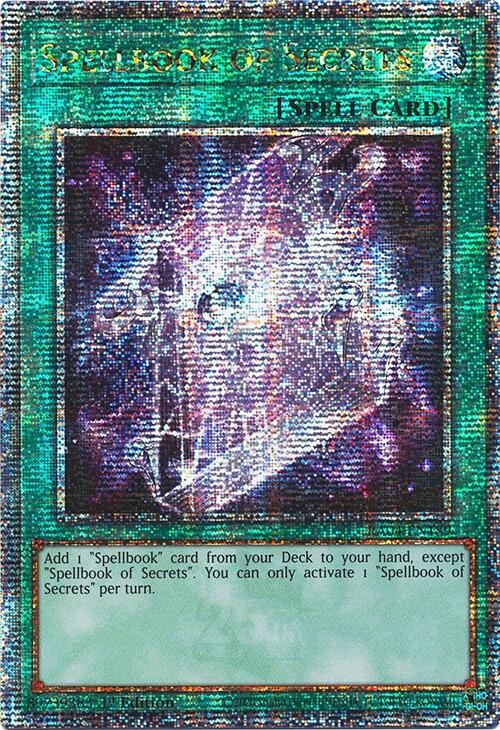 Spellbook of Secrets [RA04-EN189] Quarter Century Secret Rare | Gam3 Escape