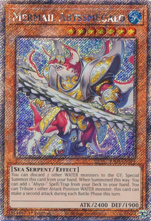 Mermail Abyssmegalo [RA04-EN191] Platinum Secret Rare | Gam3 Escape