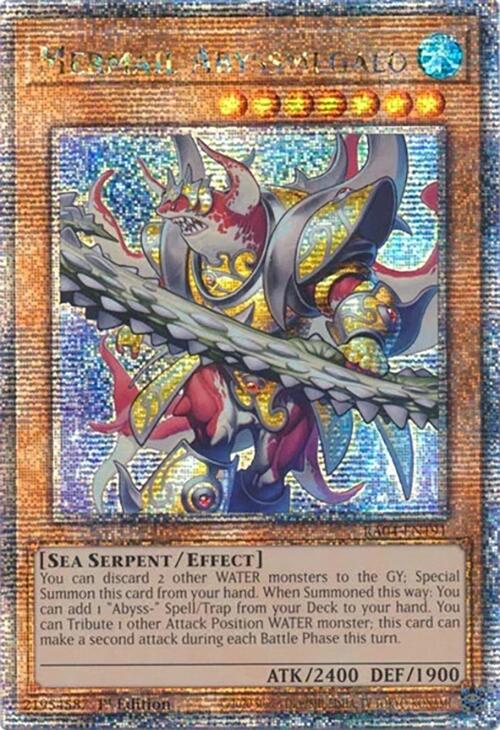 Mermail Abyssmegalo [RA04-EN191] Quarter Century Secret Rare | Gam3 Escape