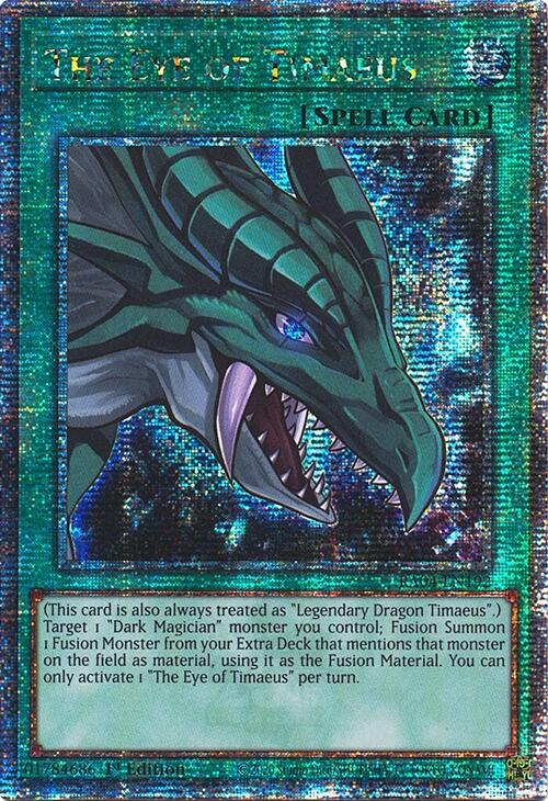 The Eye of Timaeus [RA04-EN192] Quarter Century Secret Rare | Gam3 Escape