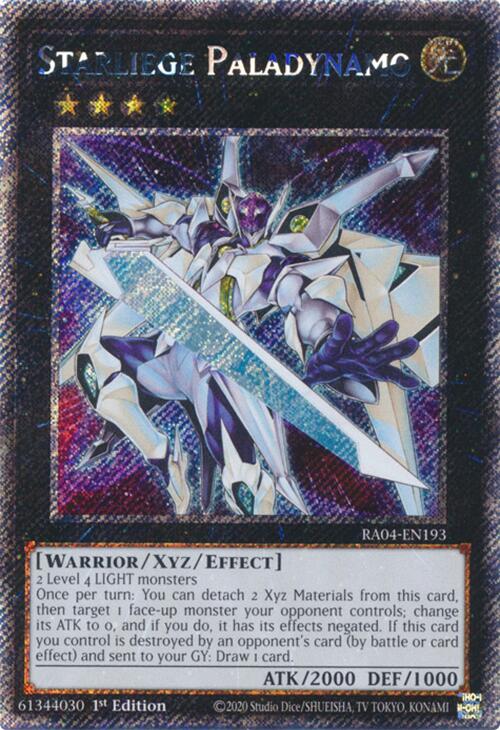 Starliege Paladynamo [RA04-EN193] Platinum Secret Rare | Gam3 Escape