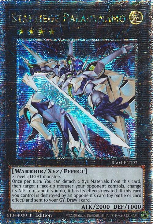 Starliege Paladynamo [RA04-EN193] Quarter Century Secret Rare | Gam3 Escape