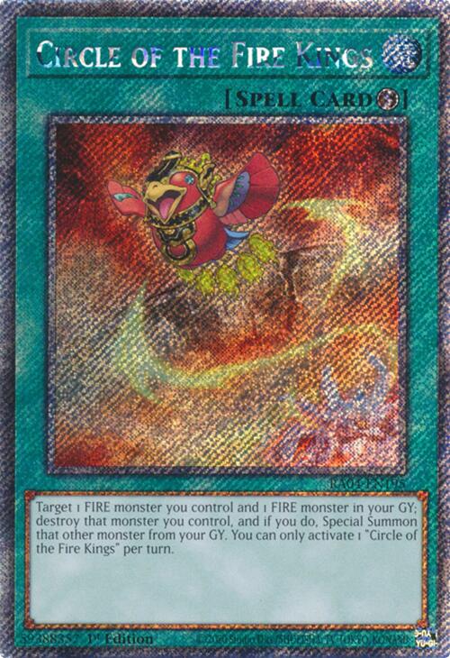 Circle of the Fire Kings [RA04-EN195] Platinum Secret Rare | Gam3 Escape