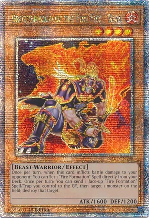 Brotherhood of the Fire Fist - Bear [RA04-EN198] Quarter Century Secret Rare | Gam3 Escape