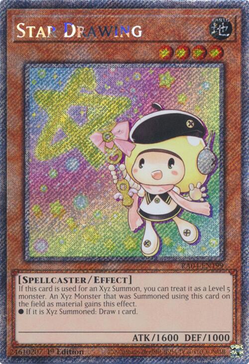 Star Drawing [RA04-EN199] Platinum Secret Rare | Gam3 Escape