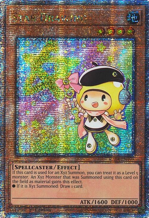 Star Drawing [RA04-EN199] Quarter Century Secret Rare | Gam3 Escape