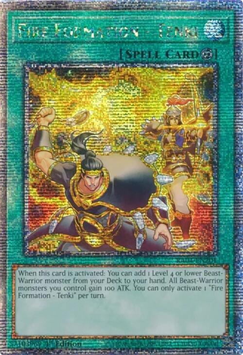 Fire Formation - Tenki [RA04-EN201] Quarter Century Secret Rare | Gam3 Escape