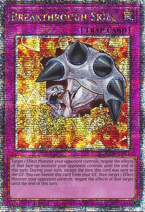 Breakthrough Skill [RA04-EN202] Quarter Century Secret Rare | Gam3 Escape