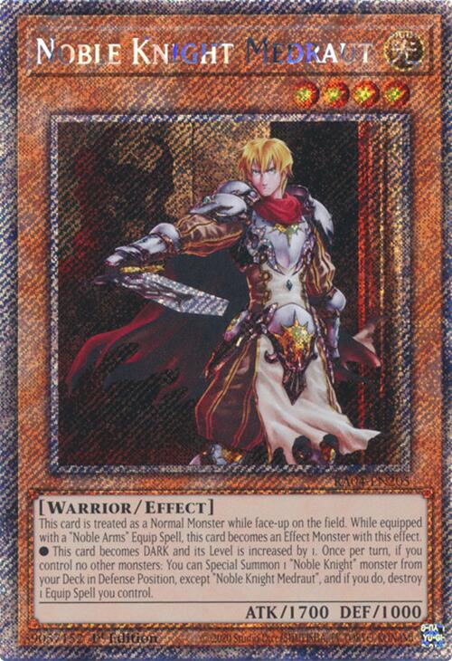 Noble Knight Medraut [RA04-EN205] Platinum Secret Rare | Gam3 Escape