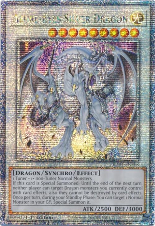 Azure-Eyes Silver Dragon [RA04-EN208] Quarter Century Secret Rare | Gam3 Escape