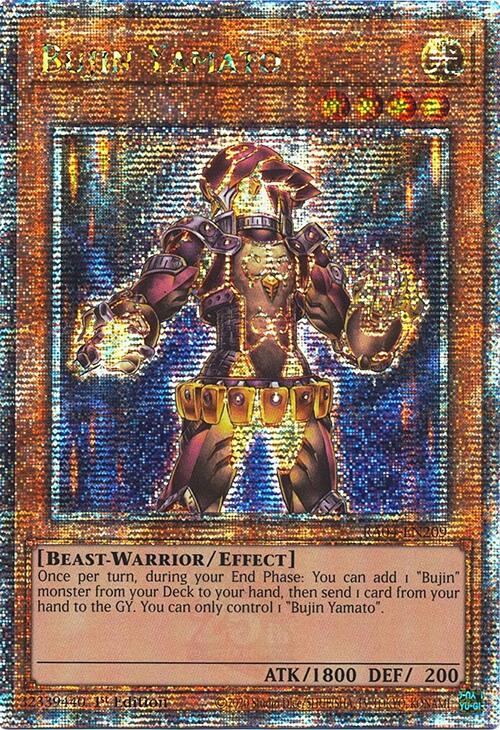 Bujin Yamato [RA04-EN209] Quarter Century Secret Rare | Gam3 Escape