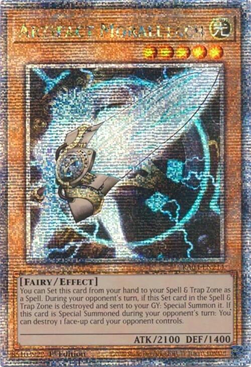 Artifact Moralltach [RA04-EN214] Quarter Century Secret Rare | Gam3 Escape