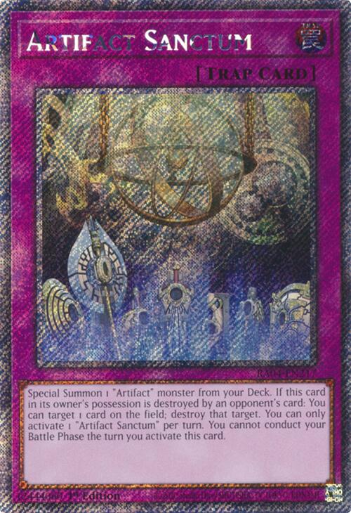 Artifact Sanctum [RA04-EN217] Platinum Secret Rare | Gam3 Escape