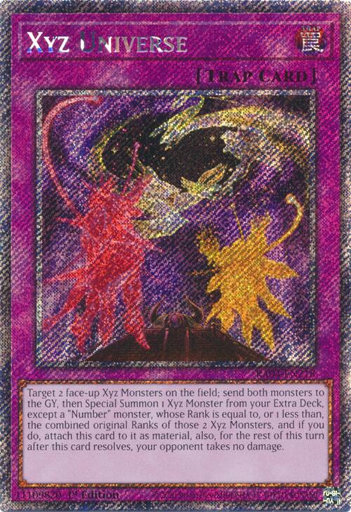 Xyz Universe [RA04-EN218] Platinum Secret Rare | Gam3 Escape