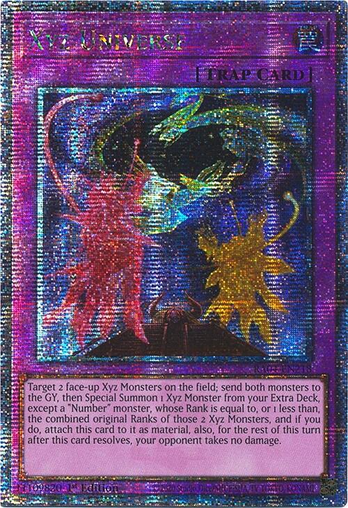 Xyz Universe [RA04-EN218] Quarter Century Secret Rare | Gam3 Escape