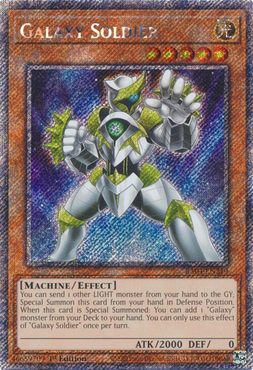 Galaxy Soldier [RA04-EN219] Platinum Secret Rare | Gam3 Escape