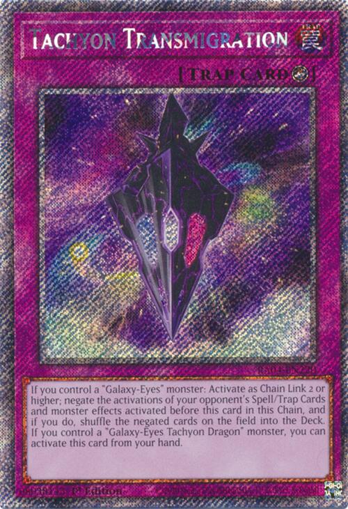 Tachyon Transmigration [RA04-EN220] Platinum Secret Rare | Gam3 Escape