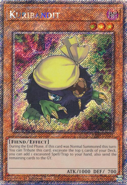 Kuribandit [RA04-EN221] Platinum Secret Rare | Gam3 Escape