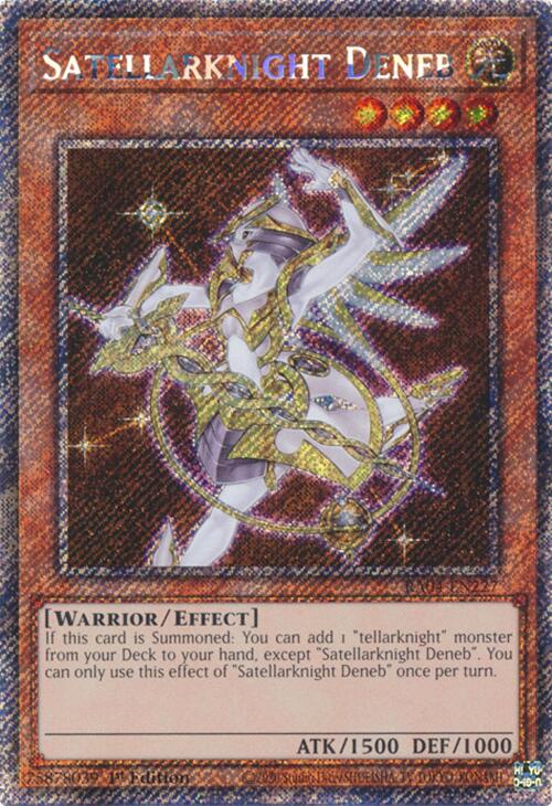 Satellarknight Deneb [RA04-EN227] Platinum Secret Rare | Gam3 Escape