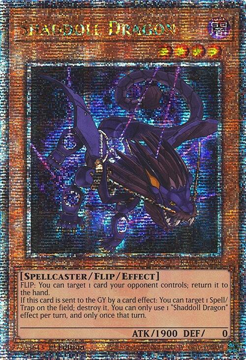 Shaddoll Dragon [RA04-EN228] Quarter Century Secret Rare | Gam3 Escape
