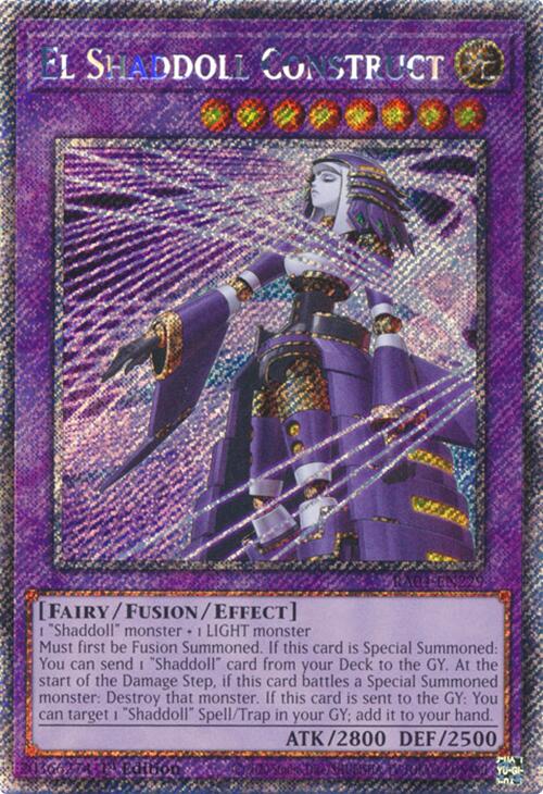 El Shaddoll Construct (Alternate Art) [RA04-EN229] Platinum Secret Rare | Gam3 Escape