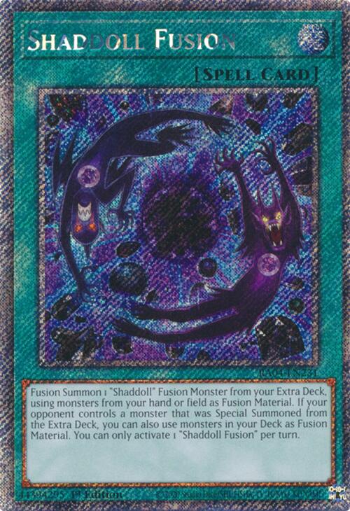 Shaddoll Fusion [RA04-EN231] Platinum Secret Rare | Gam3 Escape