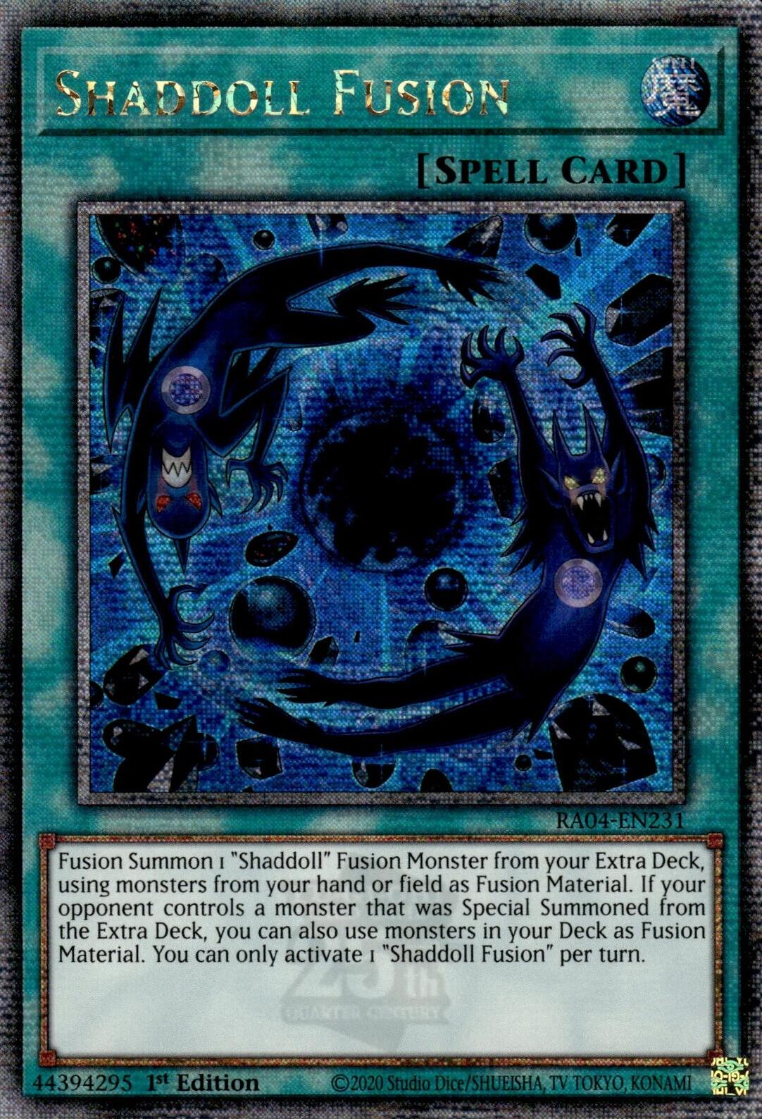 Shaddoll Fusion [RA04-EN231] Quarter Century Secret Rare | Gam3 Escape
