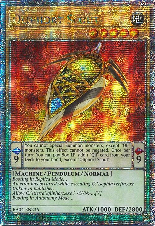 Qliphort Scout [RA04-EN236] Quarter Century Secret Rare | Gam3 Escape