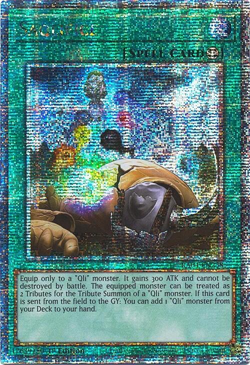 Saqlifice [RA04-EN238] Quarter Century Secret Rare | Gam3 Escape