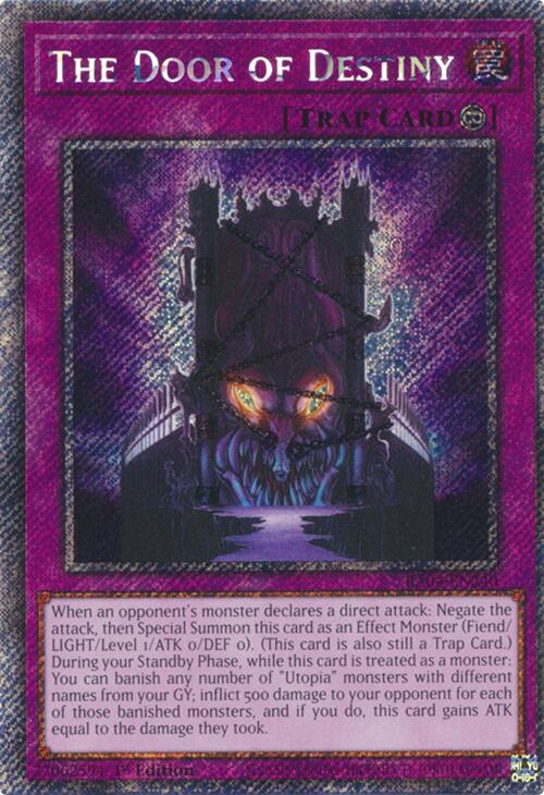 The Door of Destiny [RA04-EN240] Platinum Secret Rare | Gam3 Escape