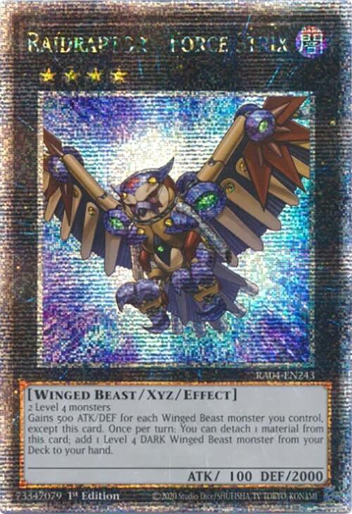 Raidraptor - Force Strix [RA04-EN243] Quarter Century Secret Rare | Gam3 Escape