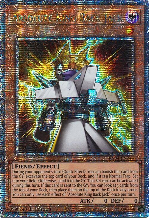 Absolute King Back Jack [RA04-EN244] Quarter Century Secret Rare | Gam3 Escape