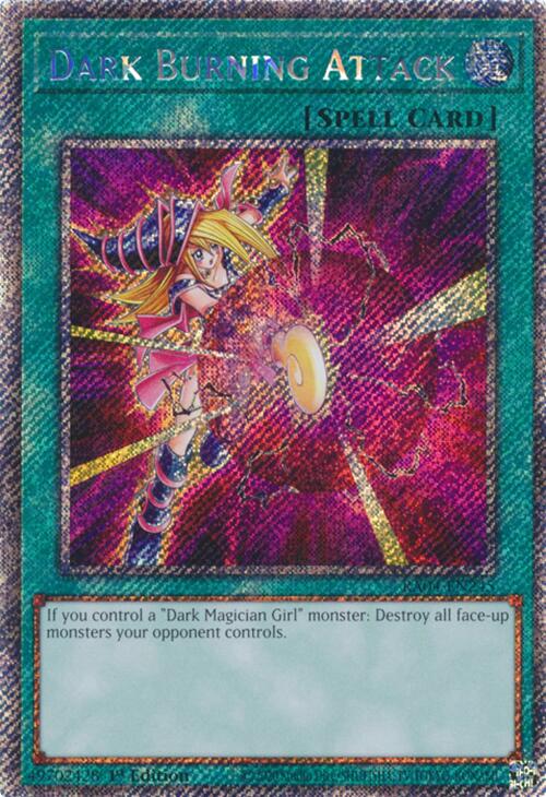Dark Burning Attack [RA04-EN245] Platinum Secret Rare | Gam3 Escape