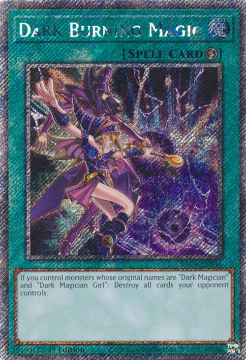 Dark Burning Magic [RA04-EN246] Platinum Secret Rare | Gam3 Escape