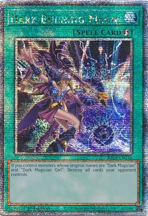 Dark Burning Magic [RA04-EN246] Quarter Century Secret Rare | Gam3 Escape