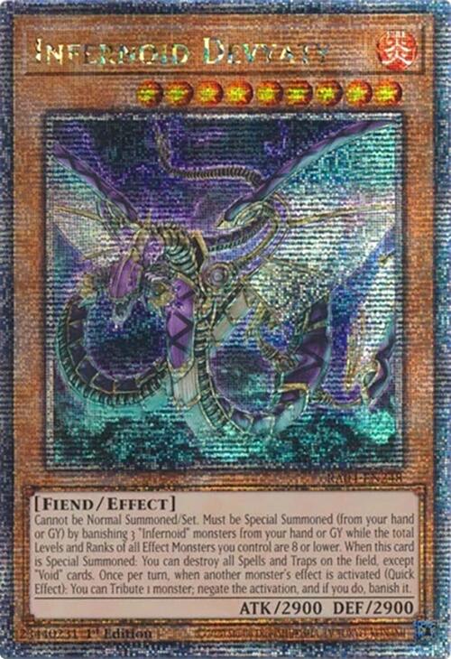 Infernoid Devyaty [RA04-EN248] Quarter Century Secret Rare | Gam3 Escape