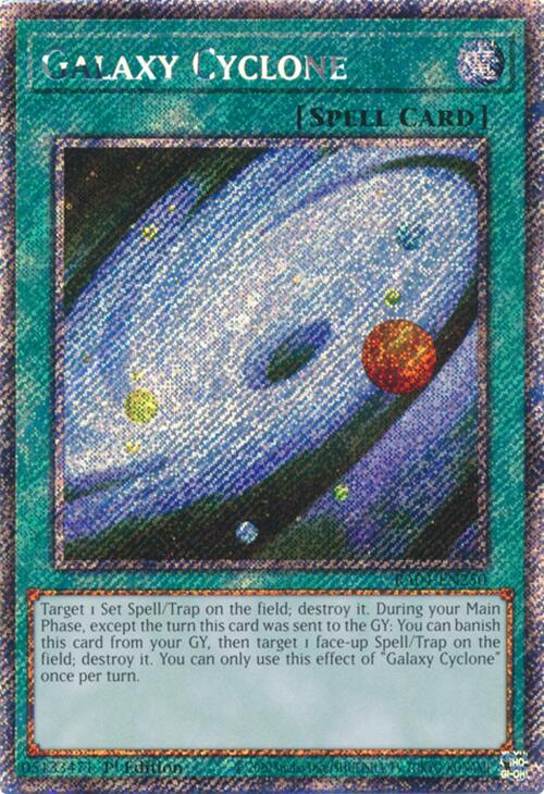Galaxy Cyclone [RA04-EN250] Platinum Secret Rare | Gam3 Escape