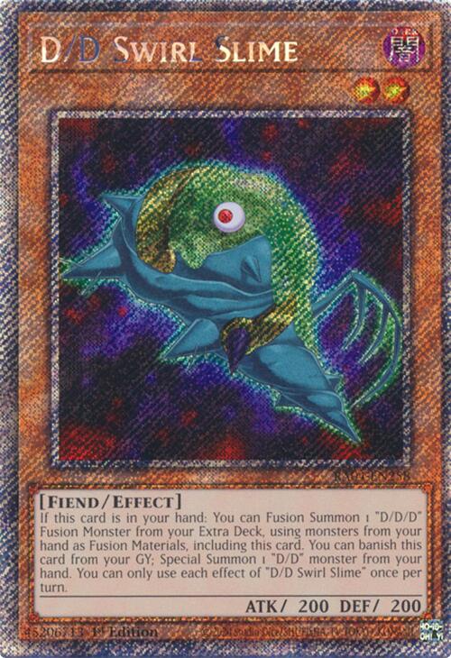 D/D Swirl Slime [RA04-EN258] Platinum Secret Rare | Gam3 Escape