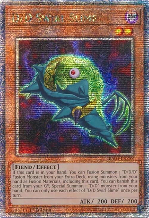 D/D Swirl Slime [RA04-EN258] Quarter Century Secret Rare | Gam3 Escape