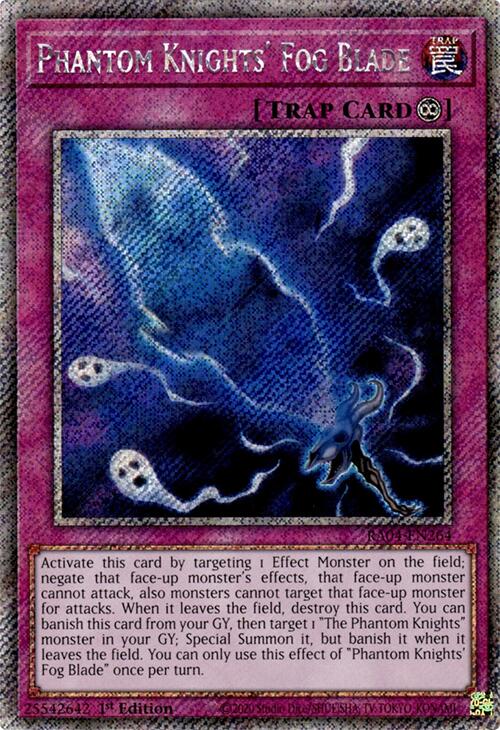 Phantom Knights' Fog Blade [RA04-EN264] Platinum Secret Rare | Gam3 Escape