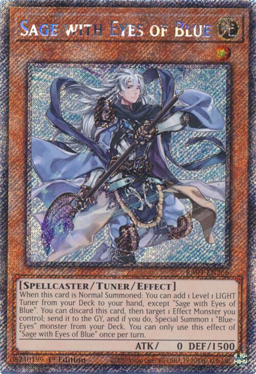 Sage with Eyes of Blue [RA04-EN266] Platinum Secret Rare | Gam3 Escape